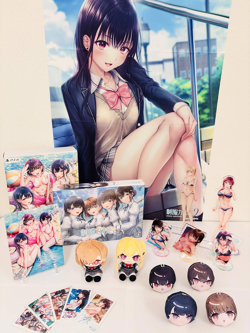 タペストリー、アクリルグッズ、ぬいぐるみ、パッケージなどの製作例