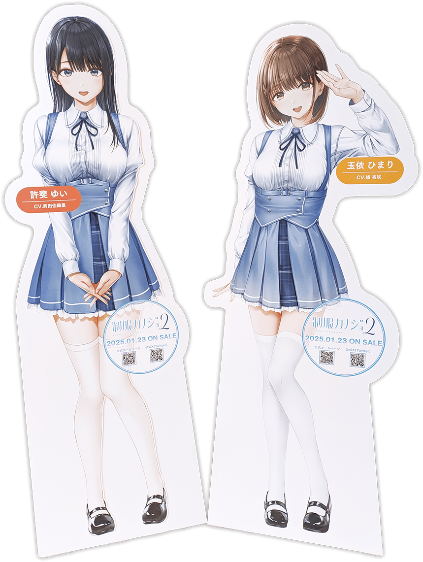 キャラクター等身大パネルの製作例